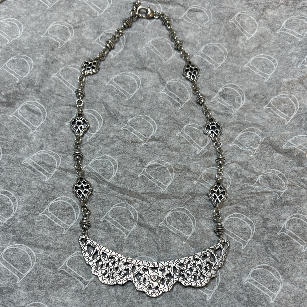 Brighton Intricate Silver Necklace - Picture 5 of 7